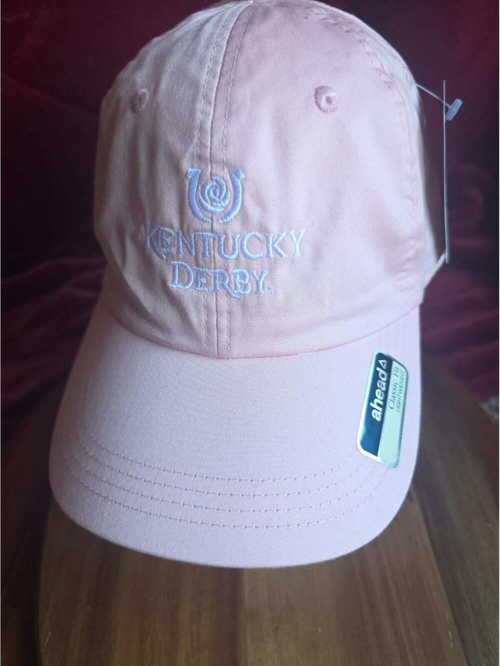 Men's Women's Ahead Pink Kentucky Derby 148 Largo Adjustable Fanatics Hat NEW
